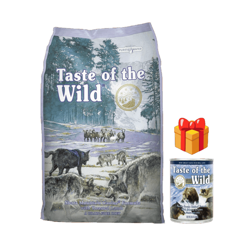Alimento para perros Taste of the Wild Sierra Mountain Canine con cordero asado