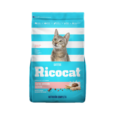 Ricocat Gatito Carne, Pescado y Leche 9kg