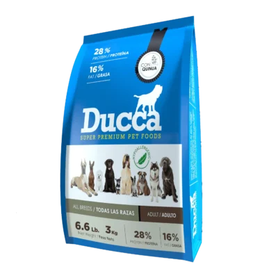 Saco de alimento Ducca Adulto Super Premium 15kg para perros adultos de todas las razas