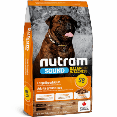 Nutram S8 Pollo y Avena Adult Raza Grande 11.4kg