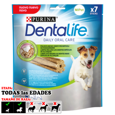 b1. Dentalife - Perro Raza Pequeña - 7und x 42gr - DEPESN