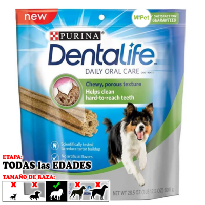 b2. Dentalife - Perro Raza Mediana - 7und x 119gr - DEMESN