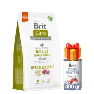 Brit Care Dog Hypoallergenic Adult Small Breed Lamb - Alimento para perros adultos de raza pequeña