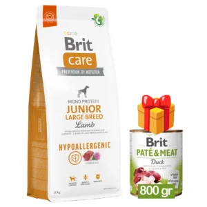 Brit Care Dog Hypoallergenic Junior Large Breed Lamb - Alimento para perros jóvenes de raza grande