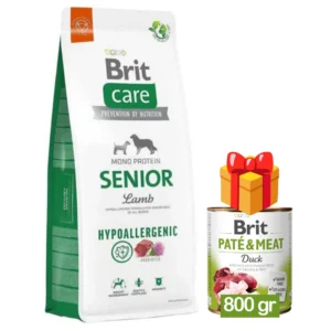 Brit Care Dog Hypoallergenic Senior Lamb - Alimento para perros adultos mayores