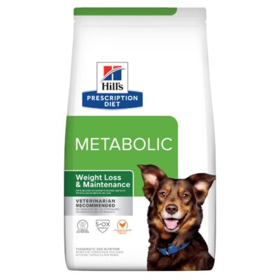 Bolsa de Hills PD Canine Metabolic para perros, dieta veterinaria de Hill’s Prescription Diet