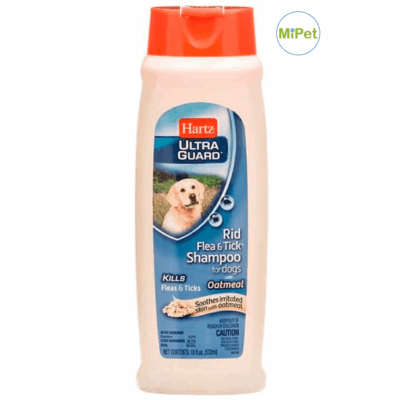 b. HARTZ Shampoo Antipulgas de Avena x 532 ml