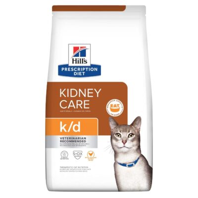 Bolsa de Hills PD Feline k/d Dry 1.8 kg para perros, dieta veterinaria de Hill’s Prescription Diet