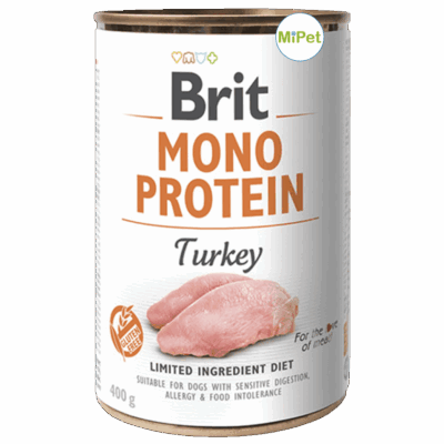 Brit Mono Protein Turkey Pavo 400gr