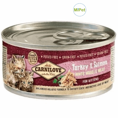 k. Carnilove - KITTENS CATS - Salmon & Turkey - 100 gr - CLKSLT