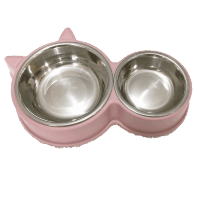 e4. Plato Doble de Acero Antideslizante de 14cm/11cm