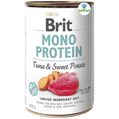 Brit Mono Protein Tuna & Sweet Potato - Atun y Papas 400gr