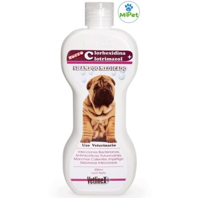 CLORHEXIDINA más CLOTRIMAZOL  300 ml Shampoo Medicado