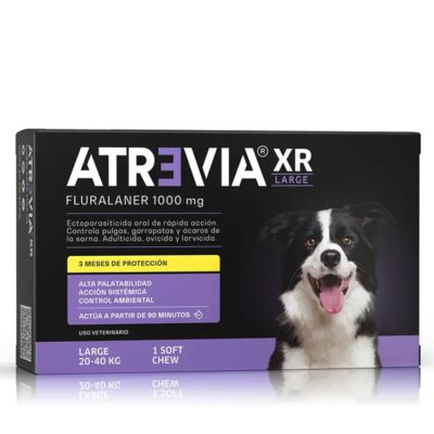 Atrevia XR Large Perro de 20 a 40 kg antiparasitario oral para perros grandes