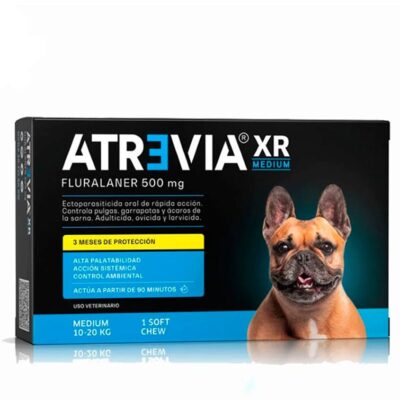 Atrevia XR Medium Perro de 10 a 20 kg antiparasitario oral para perros medianos