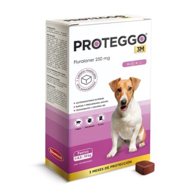 Proteggo 3M S Perro de 4.5 a 10 kg antiparasitario oral para perros pequeños