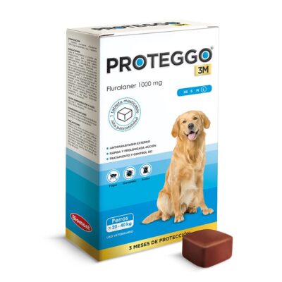 Proteggo 3M L Perro de 20 a 40 kg antiparasitario oral para perros grandes