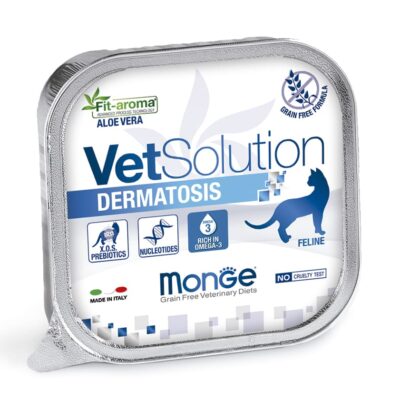 Monge Vet Solution Feline Dermatosis Alutray 100 gr