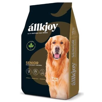 Allkjoy Senior 15kg - Alimento premium para perros adultos mayores