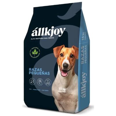 Allkjoy Adulto Raza Pequeña 15kg - Alimento premium de alta proteína para perros adultos de razas pequeñas