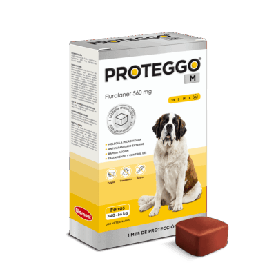 Proteggo 3M XL Perro de 40 a 56 kg antiparasitario oral para perros muy grandes