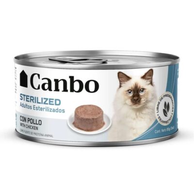 Imagen de Paté Canbo Cat Adulto Esterilizado 85 Gr, nutrición super premium para gatos.