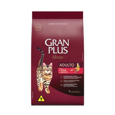 Imagen de Gran Plus Gato Adulto Carne y Arroz 10 kg, nutrición super premium para gatos.