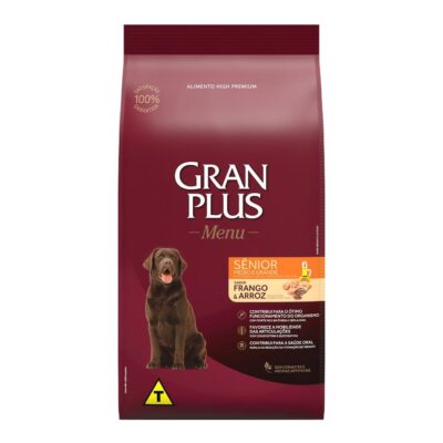 Imagen de Gran Plus Senior Pollo y Arroz 15 kg, nutrición super premium para perros.