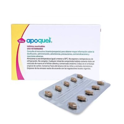 APOQUEL MASTICABLE 16 mg - 20 tabletas
