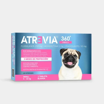 Atrevia 360 Small Perro de 4.5 a 10 kg antiparasitario oral para perros pequeños
