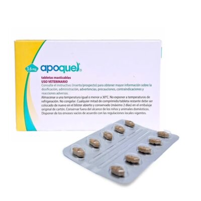 APOQUEL MASTICABLE 3.6 mg - 20 tabletas