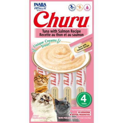 Churu Sabor Atún con Salmón 56 Gr - 4 tubos x 14 Gr