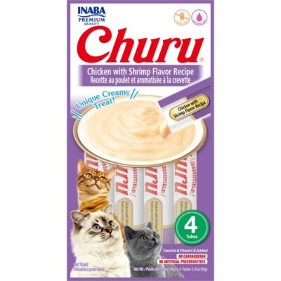 Churu Sabor Pollo con Camarón 56 Gr - 4 tubos x 14 Gr