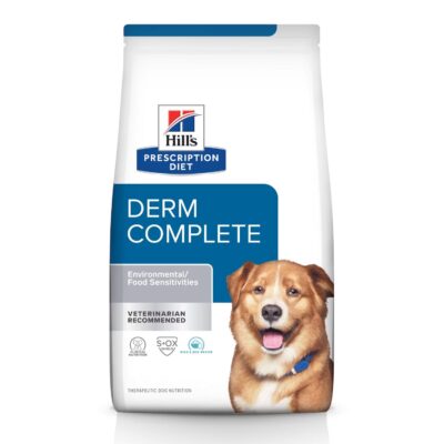 Bolsa de Hills PD Canine Dermcomplete para perros, dieta veterinaria de Hill’s Prescription Diet