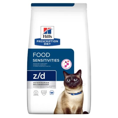 Bolsa de Hills PD Feline z/d 1.8 kg para perros, dieta veterinaria de Hill’s Prescription Diet