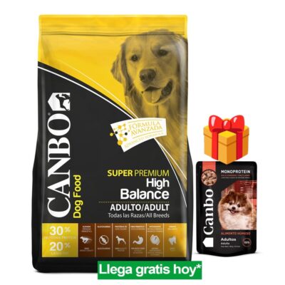 Canbo Adulto Res High Balance 15 Kg - Alimento premium de res para perros adultos con balance nutricional óptimo