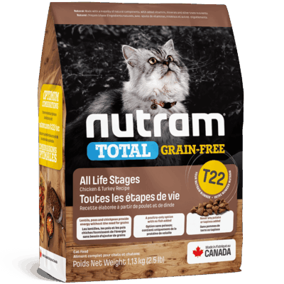 Nutram T22 - All Life Stages - Pollo y Pavo - 2 KG - NT2202