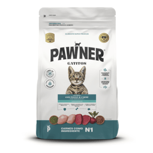 Pawner Cat Pollo y Carne Cachorros 8 kg