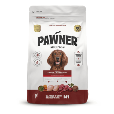 Pawner Dog Pollo y Cordero Adultos 15 kg
